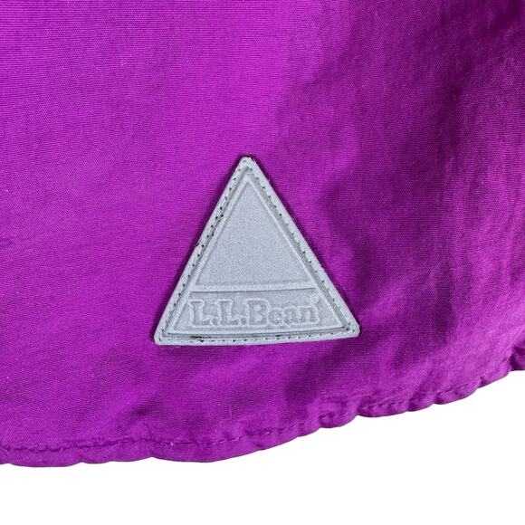 Vintage L.L. Bean Purple Blue Full Zip Hooded Fleece Lined Coat Sz Infant 6-12M - Picture 6 of 9